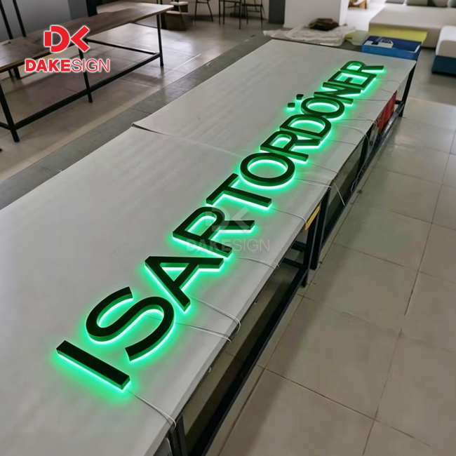 Backlit Office Sign